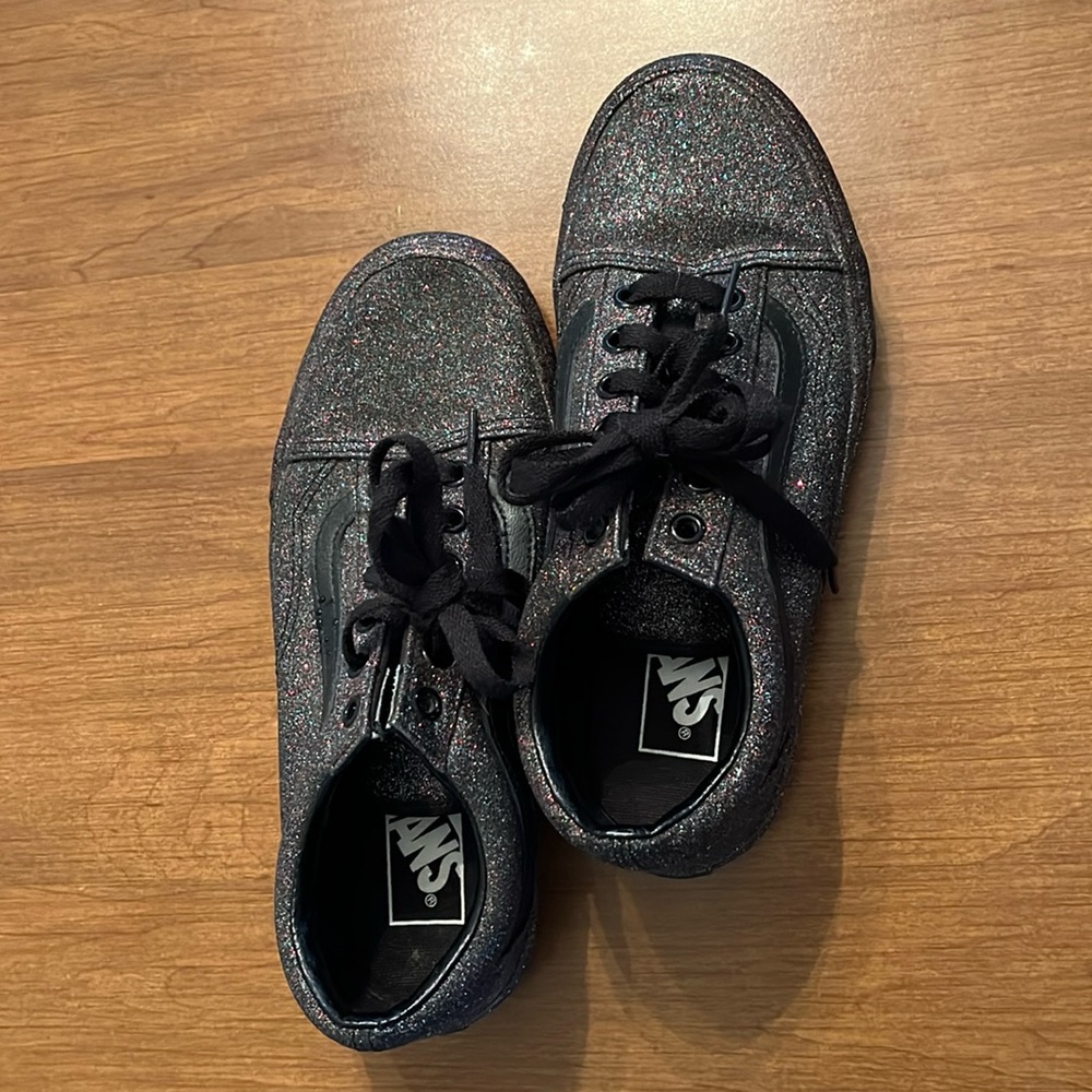 Glittery Vans Women’s Size 7